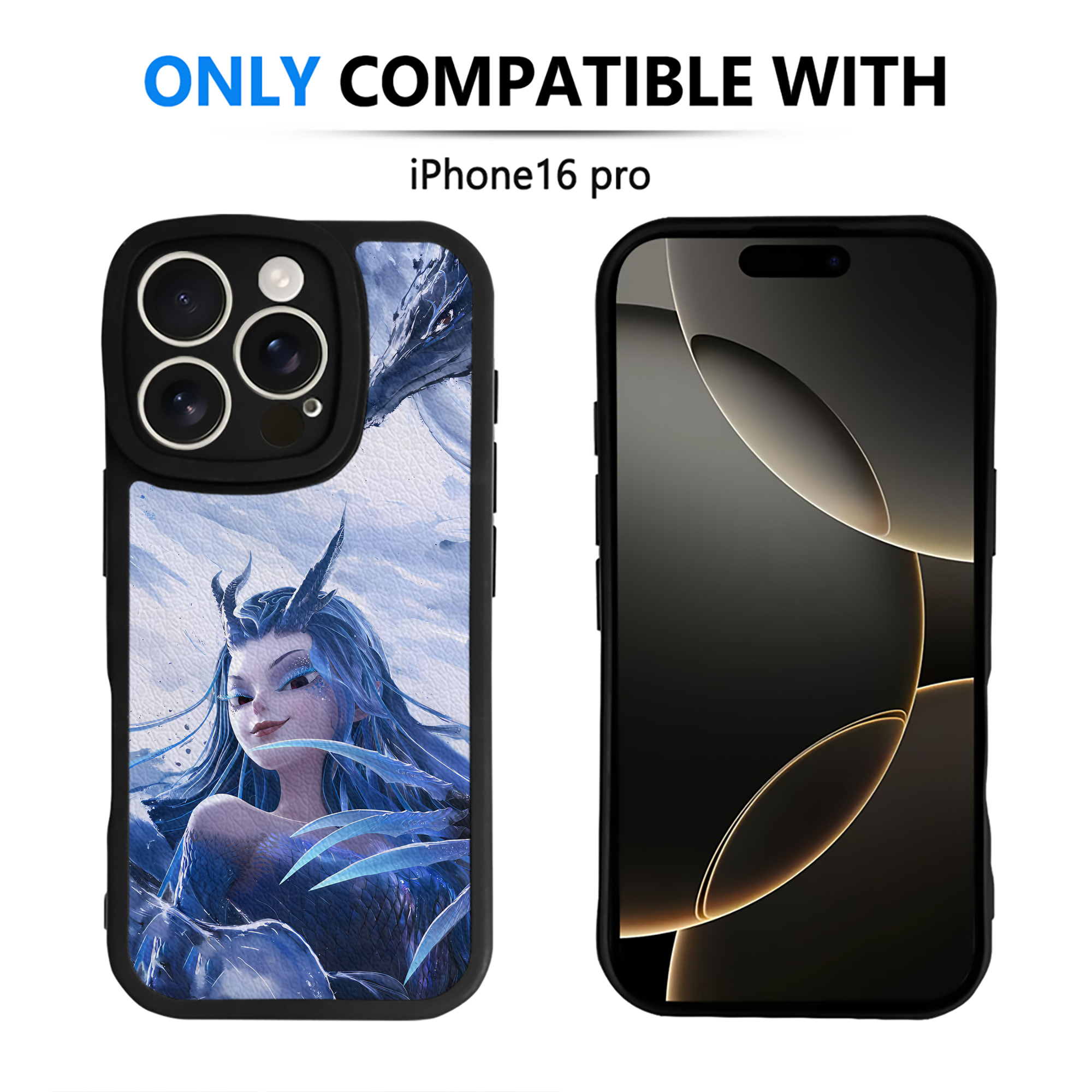 （画像用） Ne Zha 2 ナタ 魔童の大暴れ 【iPhone 16シリーズ対応】シリコンスマホケース（レザー調） 材質：シリコン